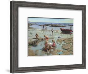 Sandcastles-Richard Harpum-Framed Art Print