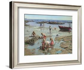 Sandcastles-Richard Harpum-Framed Art Print