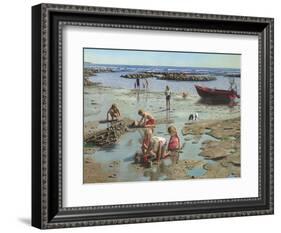 Sandcastles-Richard Harpum-Framed Art Print