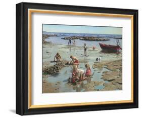 Sandcastles-Richard Harpum-Framed Art Print