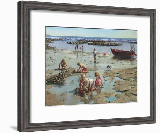 Sandcastles-Richard Harpum-Framed Art Print