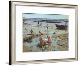Sandcastles-Richard Harpum-Framed Art Print