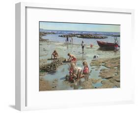 Sandcastles-Richard Harpum-Framed Art Print