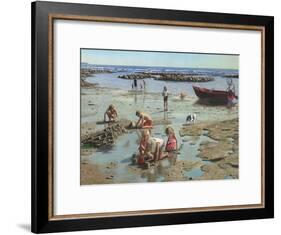 Sandcastles-Richard Harpum-Framed Art Print