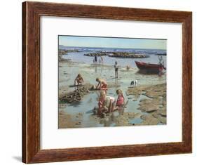 Sandcastles-Richard Harpum-Framed Art Print