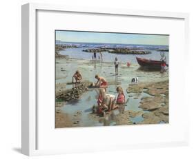 Sandcastles-Richard Harpum-Framed Art Print