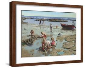 Sandcastles-Richard Harpum-Framed Art Print