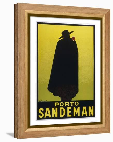 Sandeman Port, The Famous Silhouette-Georges Massiot-Framed Premier Image Canvas