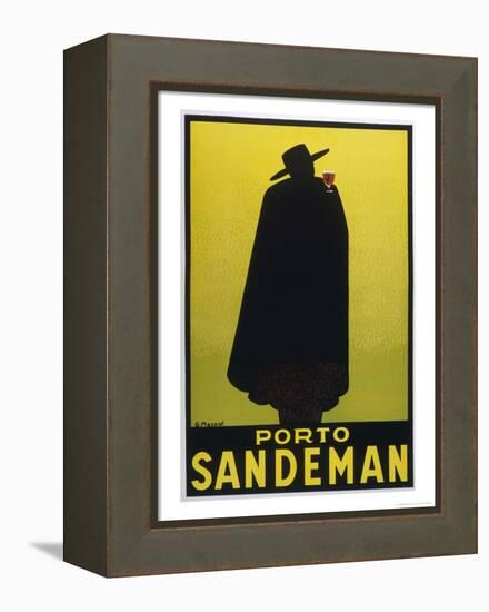 Sandeman Port, The Famous Silhouette-Georges Massiot-Framed Premier Image Canvas