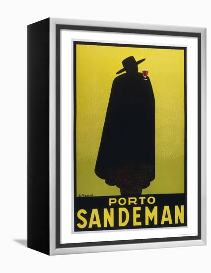 Sandeman Port, The Famous Silhouette-Georges Massiot-Framed Premier Image Canvas