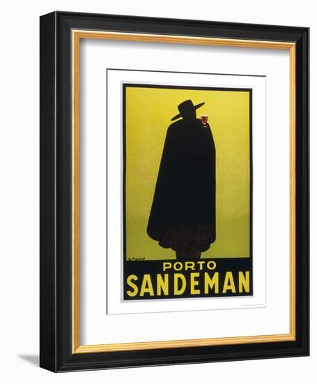 Sandeman Port, The Famous Silhouette-Georges Massiot-Framed Premium Giclee Print