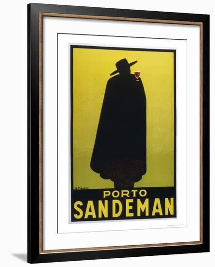 Sandeman Port, The Famous Silhouette-Georges Massiot-Framed Giclee Print