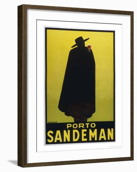 Sandeman Port, The Famous Silhouette-Georges Massiot-Framed Giclee Print