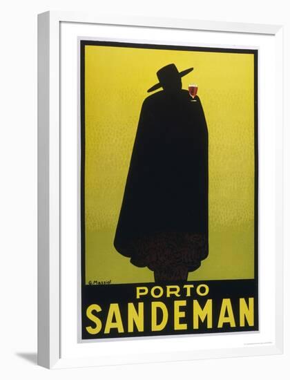 Sandeman Port, The Famous Silhouette-Georges Massiot-Framed Giclee Print