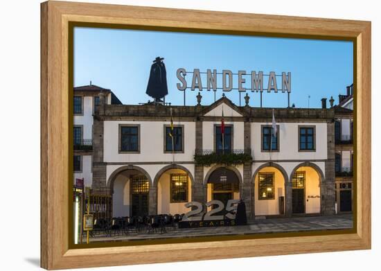 Sandeman Port Wine Warehouse, Porto, Portugal-Stefano Politi Markovina-Framed Premier Image Canvas