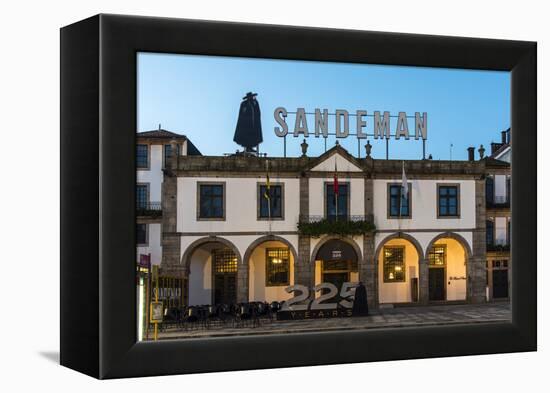 Sandeman Port Wine Warehouse, Porto, Portugal-Stefano Politi Markovina-Framed Premier Image Canvas