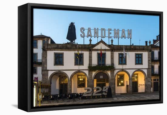 Sandeman Port Wine Warehouse, Porto, Portugal-Stefano Politi Markovina-Framed Premier Image Canvas