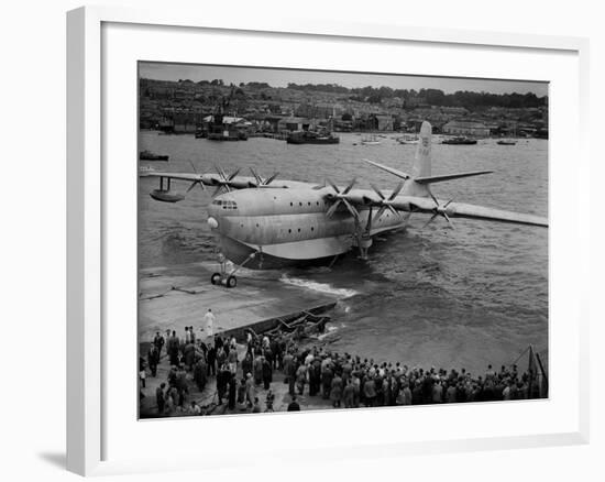 Sanders Roe Princess Flying Boat, August 1952-null-Framed Photographic Print