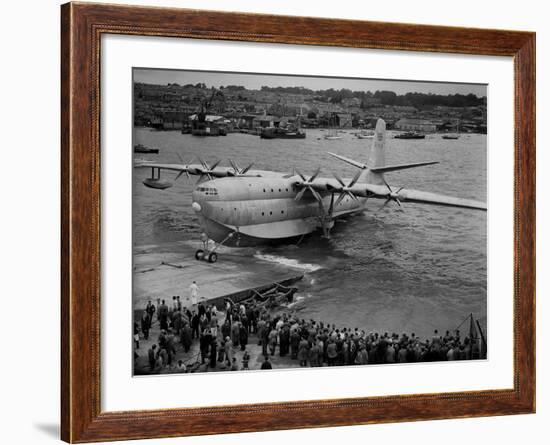 Sanders Roe Princess Flying Boat, August 1952-null-Framed Photographic Print