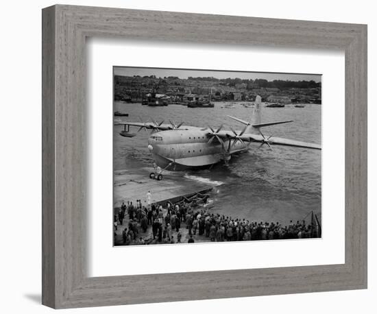 Sanders Roe Princess Flying Boat, August 1952-null-Framed Photographic Print