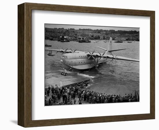 Sanders Roe Princess Flying Boat, August 1952-null-Framed Photographic Print