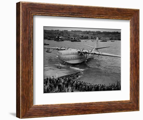 Sanders Roe Princess Flying Boat, August 1952-null-Framed Photographic Print