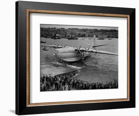 Sanders Roe Princess Flying Boat, August 1952-null-Framed Photographic Print