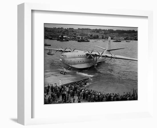 Sanders Roe Princess Flying Boat, August 1952-null-Framed Photographic Print