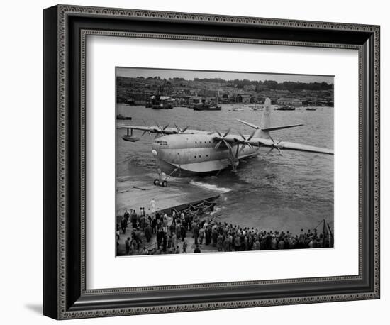 Sanders Roe Princess Flying Boat, August 1952-null-Framed Photographic Print