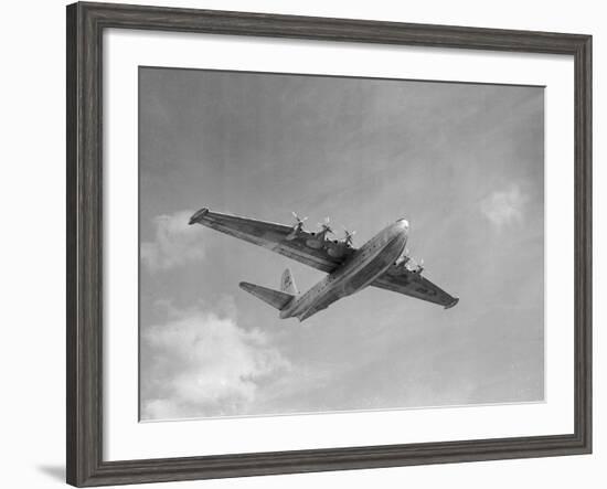 Sanders Roe SR45 Princess Flying Boat at SBAC Farnborough Airshow, September 1956-null-Framed Photographic Print