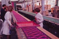 Making printing roller, Sandersons, London, c1960s-Sandersons-Framed Photographic Print