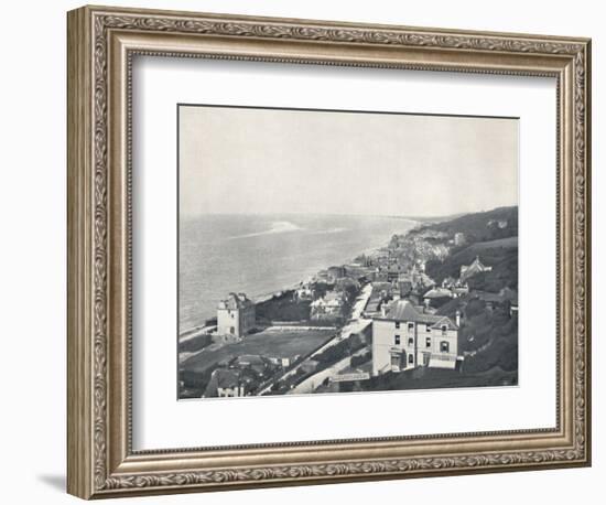 'Sandgate - View from the Heights', 1895-Unknown-Framed Photographic Print