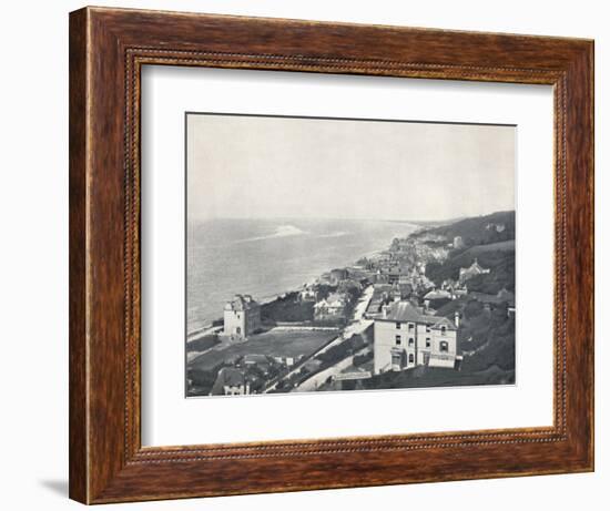 'Sandgate - View from the Heights', 1895-Unknown-Framed Photographic Print