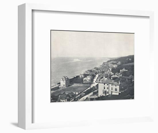 'Sandgate - View from the Heights', 1895-Unknown-Framed Photographic Print