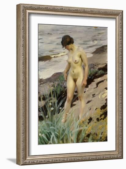 Sandhamn Study, 1914-Anders Leonard Zorn-Framed Giclee Print