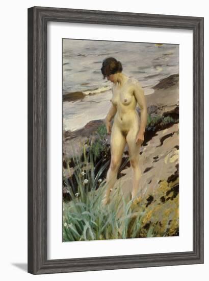 Sandhamn Study, 1914-Anders Leonard Zorn-Framed Giclee Print