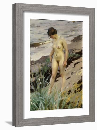 Sandhamn Study, 1914-Anders Leonard Zorn-Framed Giclee Print