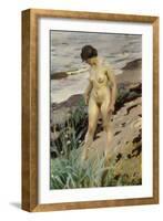 Sandhamn Study, 1914-Anders Leonard Zorn-Framed Giclee Print