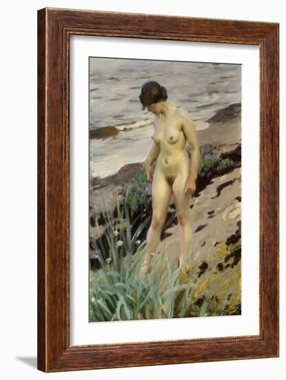 Sandhamn Study, 1914-Anders Leonard Zorn-Framed Giclee Print