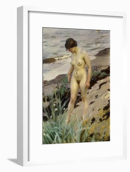 Sandhamn Study, 1914-Anders Leonard Zorn-Framed Giclee Print