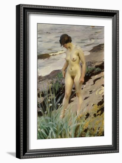 Sandhamn Study, 1914-Anders Leonard Zorn-Framed Giclee Print