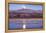 Sandhill Cranes and Full Moon, Bosque Del Apache, New Mexico-Paul Souders-Framed Premier Image Canvas