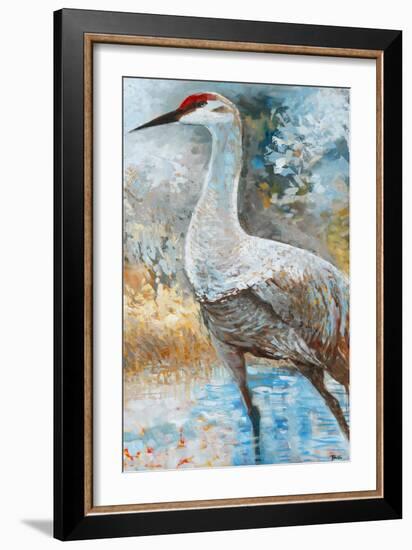 Sandhill Cranes I-Cecile Broz-Framed Giclee Print