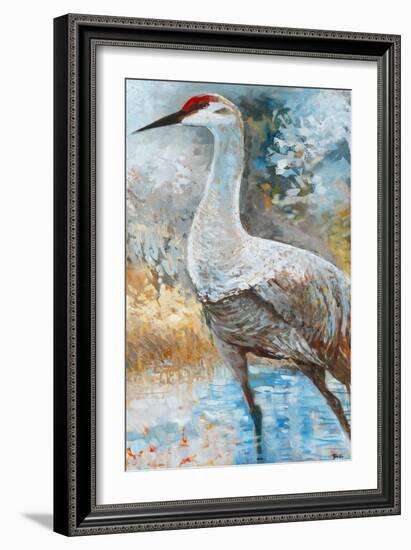 Sandhill Cranes I-Cecile Broz-Framed Giclee Print