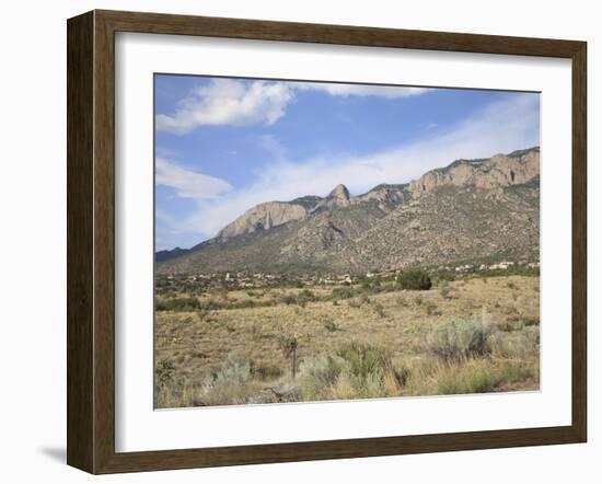 Sandia Mountains, Albuquerque, New Mexico, United States of America, North America-Wendy Connett-Framed Photographic Print