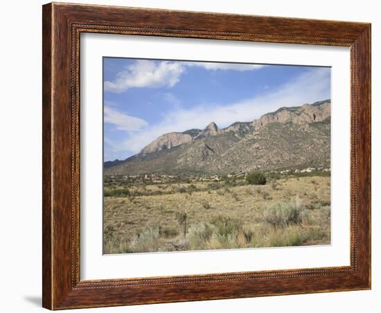 Sandia Mountains, Albuquerque, New Mexico, United States of America, North America-Wendy Connett-Framed Photographic Print