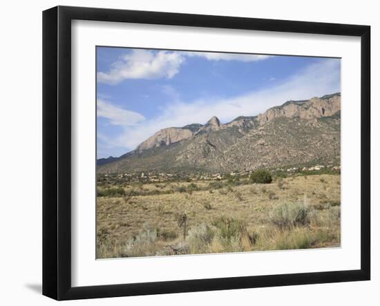 Sandia Mountains, Albuquerque, New Mexico, United States of America, North America-Wendy Connett-Framed Photographic Print