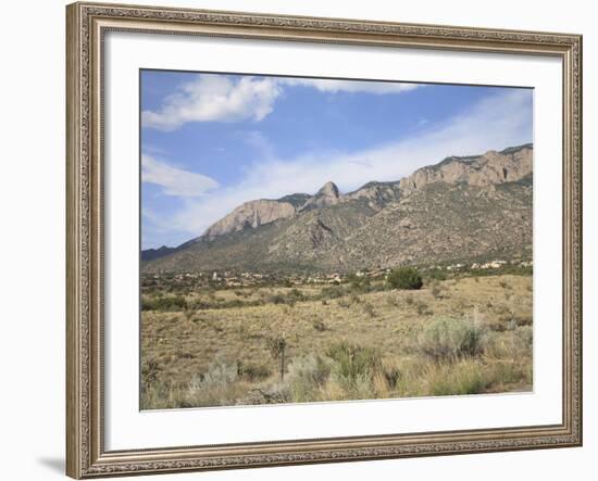 Sandia Mountains, Albuquerque, New Mexico, United States of America, North America-Wendy Connett-Framed Photographic Print