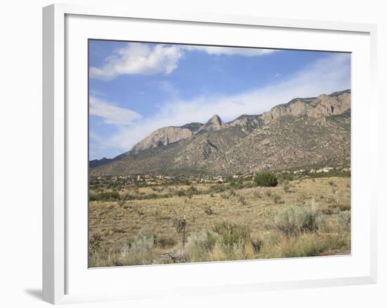 Sandia Mountains, Albuquerque, New Mexico, United States of America, North America-Wendy Connett-Framed Photographic Print