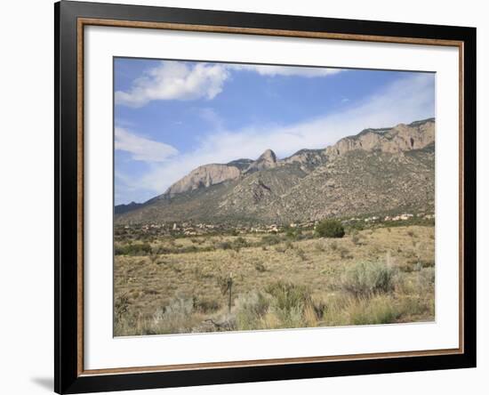 Sandia Mountains, Albuquerque, New Mexico, United States of America, North America-Wendy Connett-Framed Photographic Print